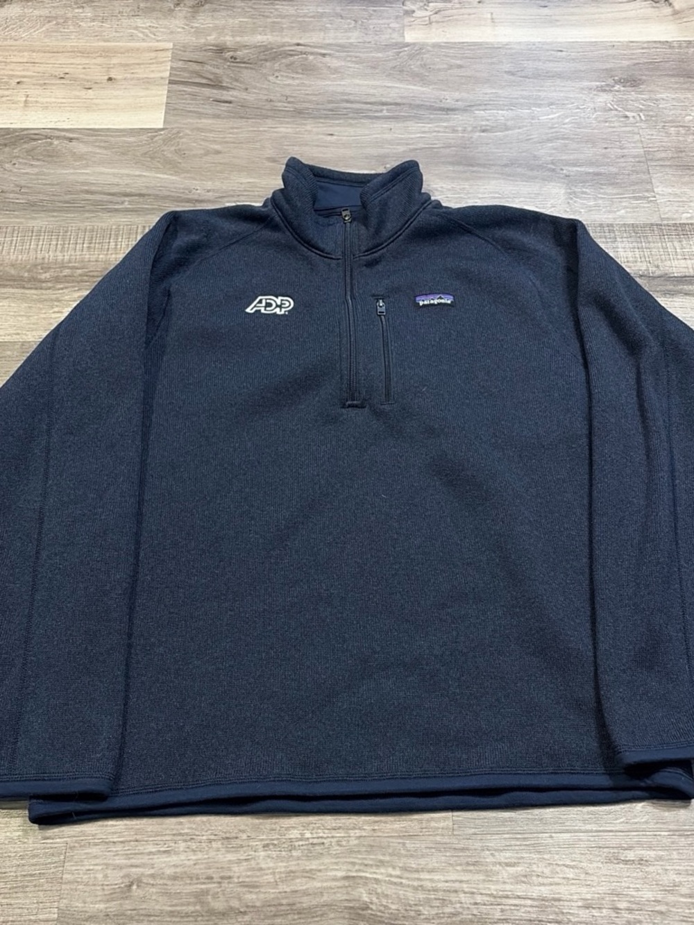 Patagonia Blue Quarter-Zip Fleece Pullover